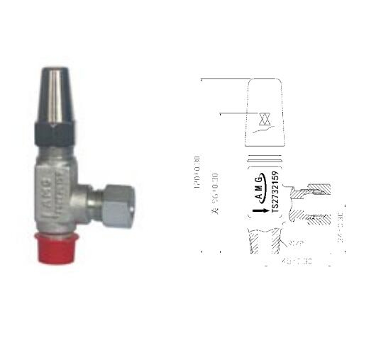 RRT6-10-RK Card sleeve right-angle and control valve