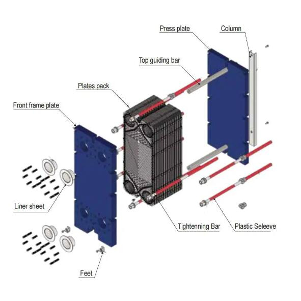 Semi-Weld Plate Heat Exchanger