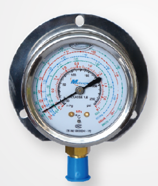 Shock-resistant pressure gauge