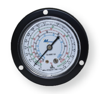 Refrigeration pressure gauge