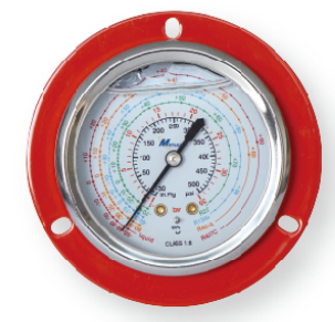 Shock-resistant pressure gauge