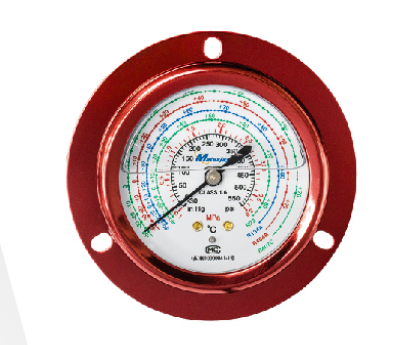 Shock-resistant pressure gauge