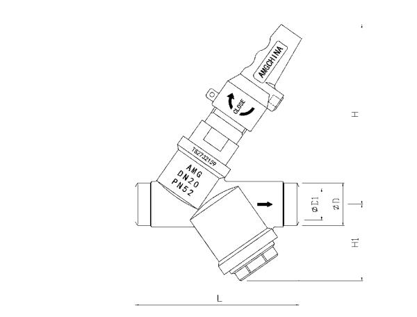 DN15-25 Cut-off filter integral valve