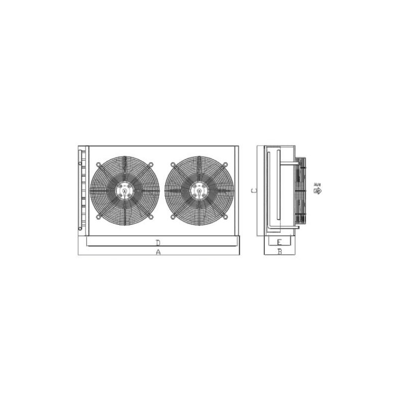 FNH serial air colled condenser